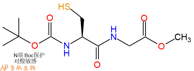 专肽生物产品二肽Boc-Cys-Gly-甲酯化120033-54-7