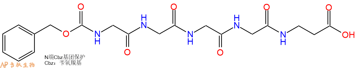 专肽生物产品五肽Cbz-Gly-Gly-Gly-Gly-βAla103103-14-6