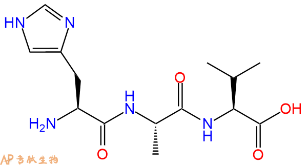 专肽生物产品三肽His-Ala-Val143113-41-1