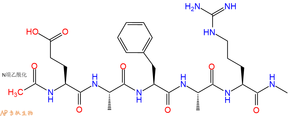 专肽生物产品五肽Ac-Glu-Ala-Phe-Ala-Arg-甲氨基化1226967-85-6