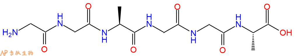 专肽生物产品六肽Gly-Gly-Ala-Gly-Gly-Ala593240-27-8