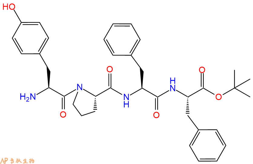 专肽生物产品四肽Tyr-Pro-Phe-Phe-OC(CH3)31021685-56-2