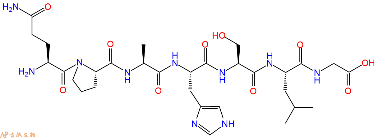 专肽生物产品七肽QPAHSLG195988-16-0