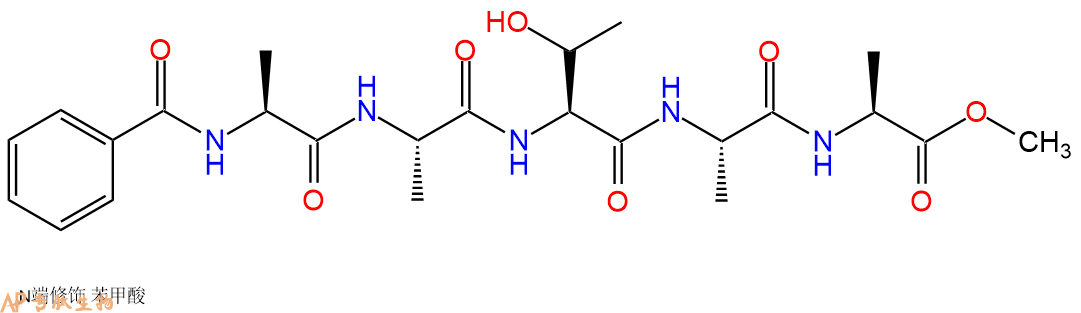 专肽生物产品Bzl-Ala-Ala-Thr-Ala-Ala-甲酯化158011-12-2