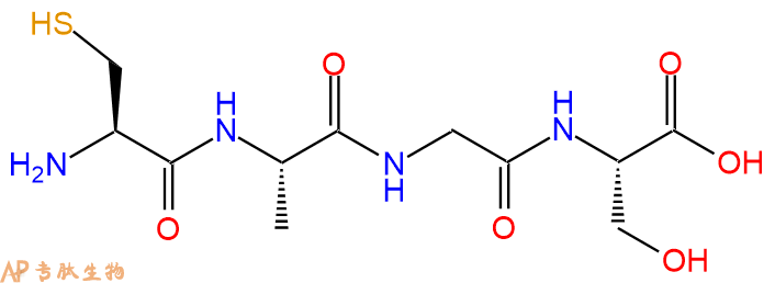 专肽生物产品四肽Cys-Ala-Gly-Ser92455-62-4