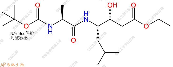 专肽生物产品二肽Boc-Ala-Sta-乙酯化344457-37-0