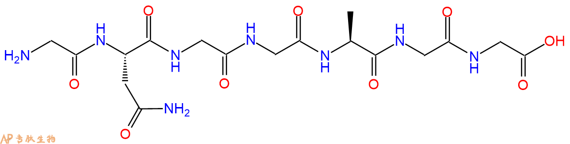 专肽生物产品七肽GNGGAGG593240-26-7