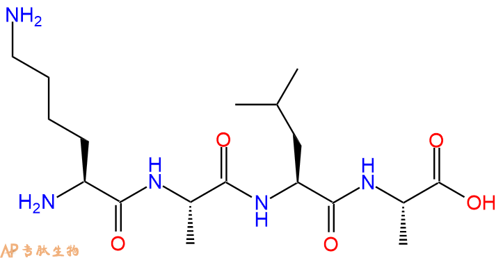 专肽生物产品四肽Lys-Ala-Leu-Ala117057-91-7