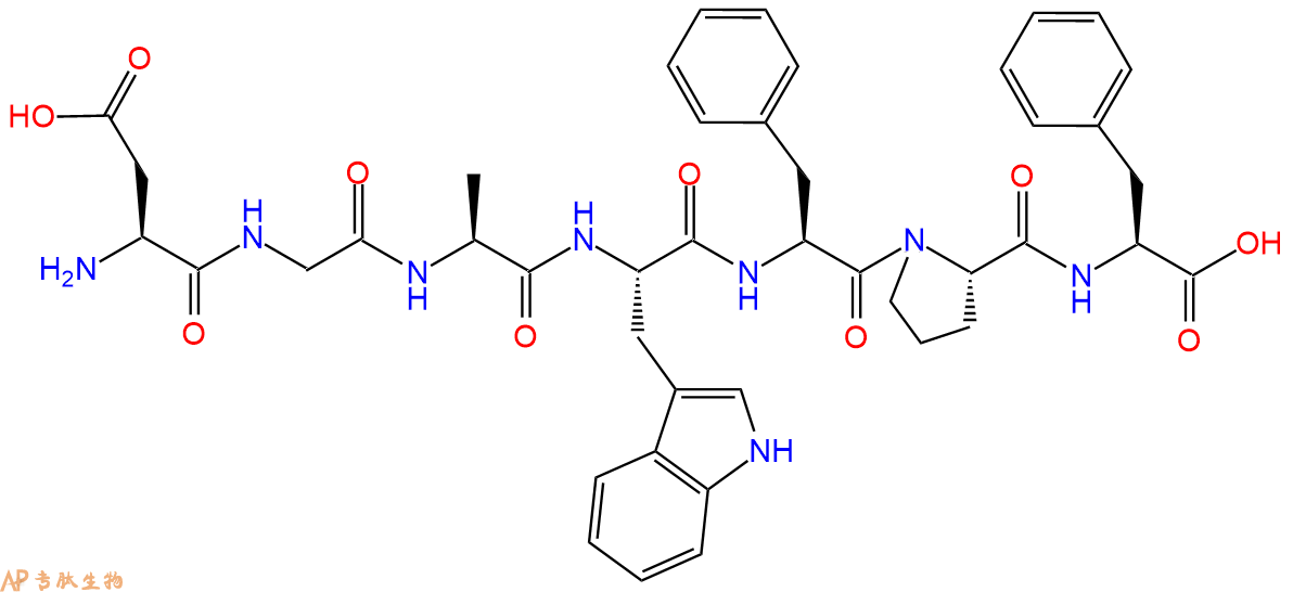 专肽生物产品七肽DGAWFPF157597-28-9
