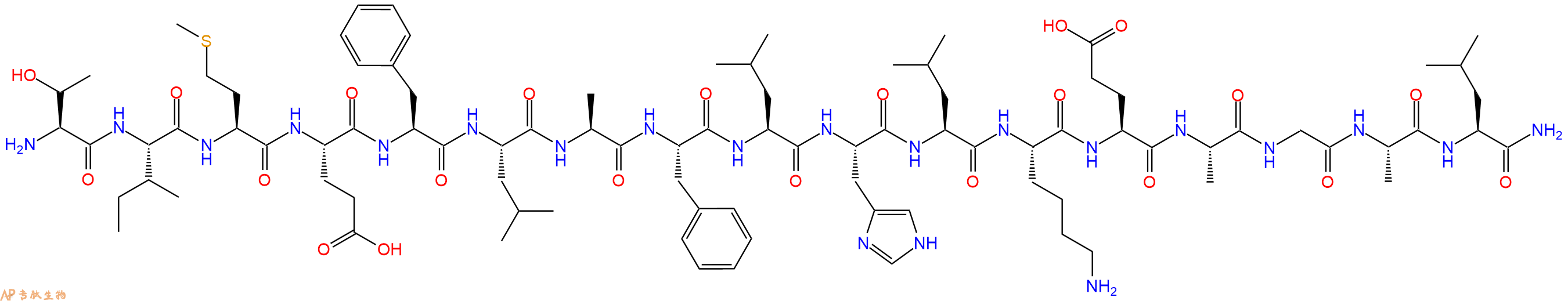 专肽生物产品GMAP(25-41), amide132567-21-6