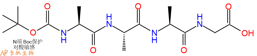 专肽生物产品四肽Boc-Ala-Ala-Ala-Gly62570-97-2