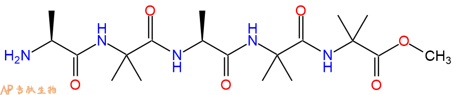 专肽生物产品五肽Ala-Aib-Ala-Aib-Aib-甲酯化160457-41-0