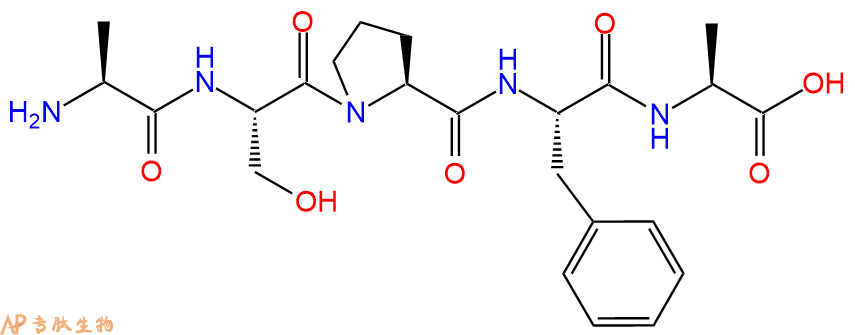 专肽生物产品五肽Ala-Ser-Pro-Phe-AlaCF3COOH98695-03-5