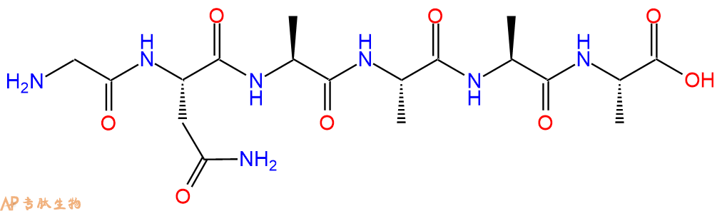 专肽生物产品六肽Gly-Asn-Ala-Ala-Ala-Ala109913-34-0