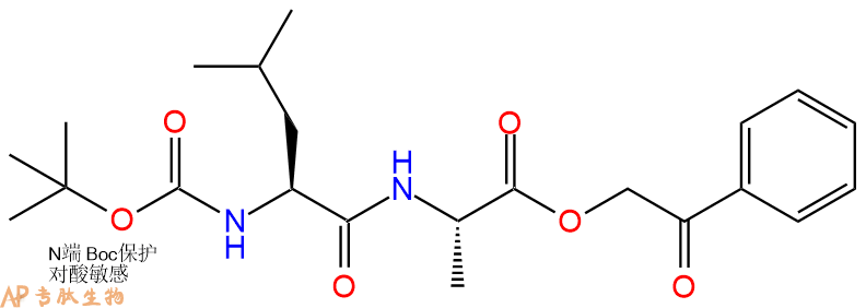 专肽生物产品二肽Boc-Leu-Ala-OPac108493-44-3