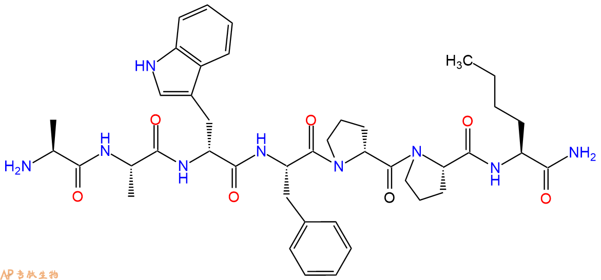 专肽生物产品七肽AA-DTrp-F-DPro-P-Nle-NH2157610-37-2