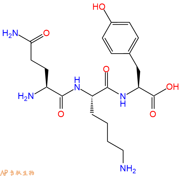 专肽生物产品三肽Gln-Lys-Tyr