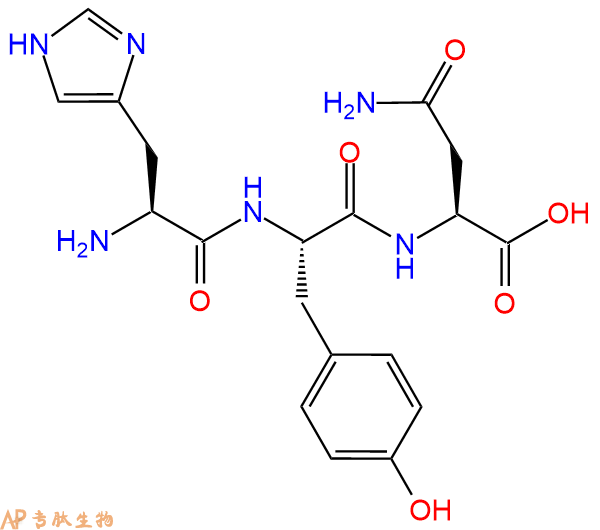 专肽生物产品三肽His-Tyr-Asn