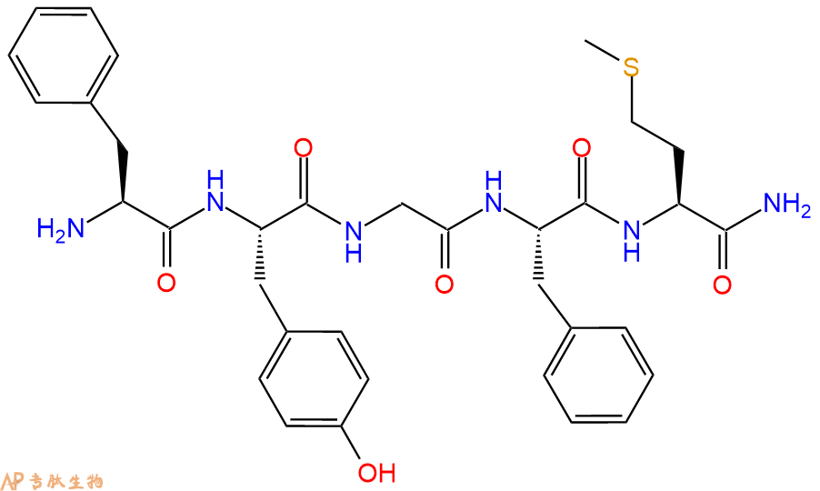 专肽生物产品五肽Phe-Tyr-Gly-Phe-Met-NH282816-84-0