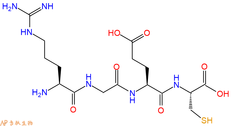 专肽生物产品四肽Arg-Gly-Glu-Cys245321-66-8