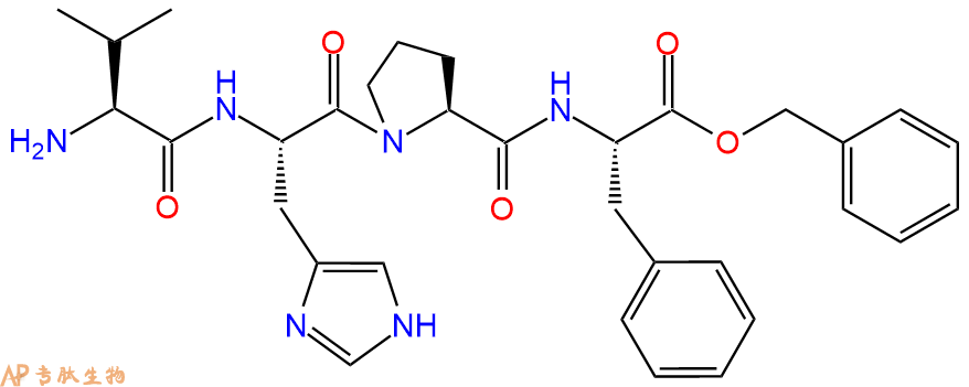 专肽生物产品四肽Val-His-Pro-Phe-苄酯化14614-34-7