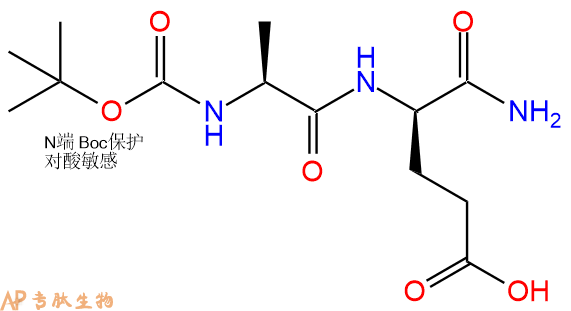 专肽生物产品二肽Boc-Ala-DGlu-NH218814-50-1