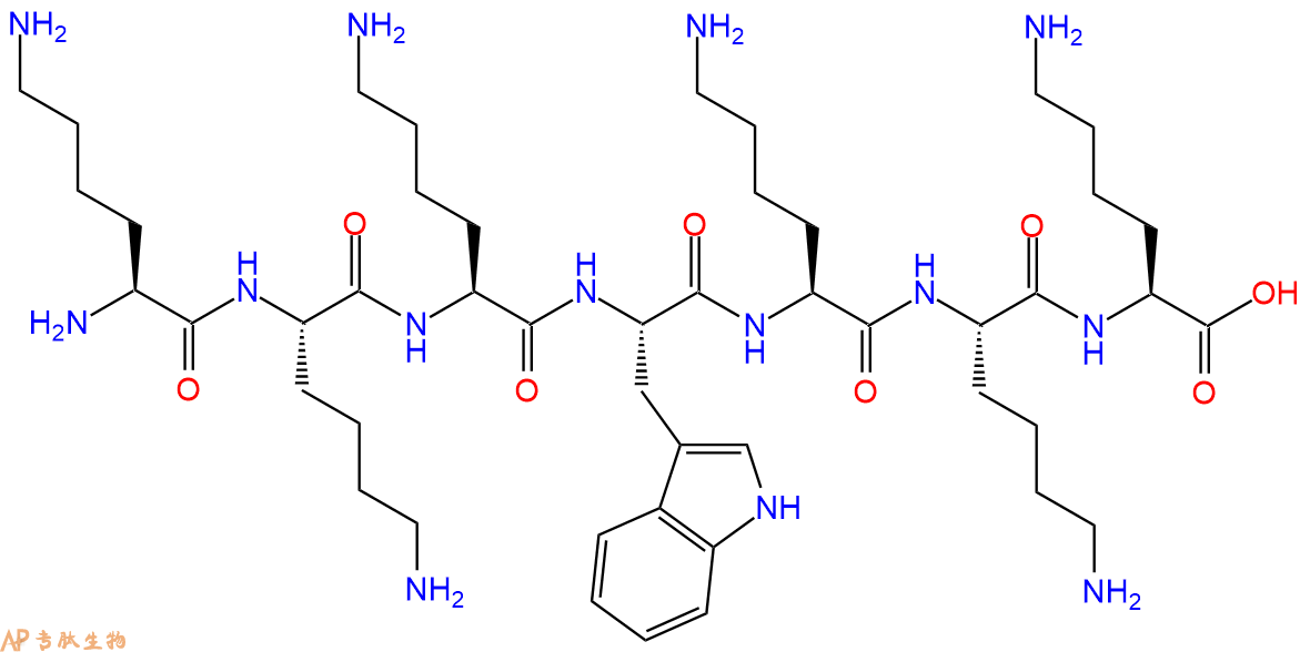 专肽生物产品Lys-Lys-Lys-Trp-Lys-Lys-Lys213836-45-4