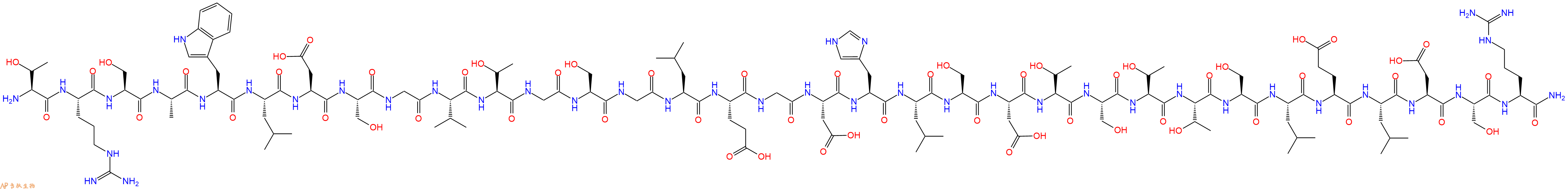 专肽生物产品骨抑素肽 酰胺（人）、Osteostatin amide (human)、pTHrP (107-139) 204383-55-1