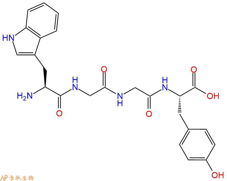 专肽生物产品四肽Trp-Gly-Gly-Tyr15035-25-3