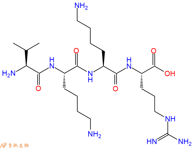 专肽生物产品四肽Val-Lys-Lys-Arg286471-39-4