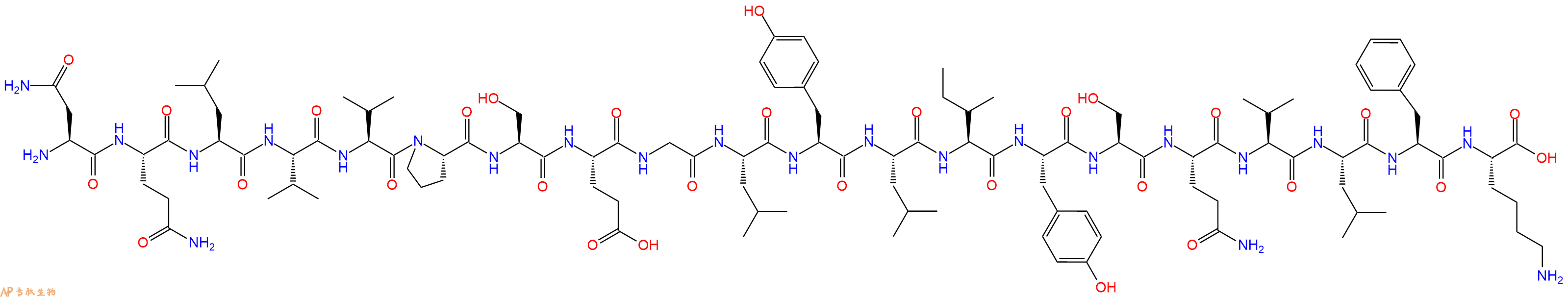 专肽生物产品TNF片段：TNF-&alpha; (46-65), human144796-72-5