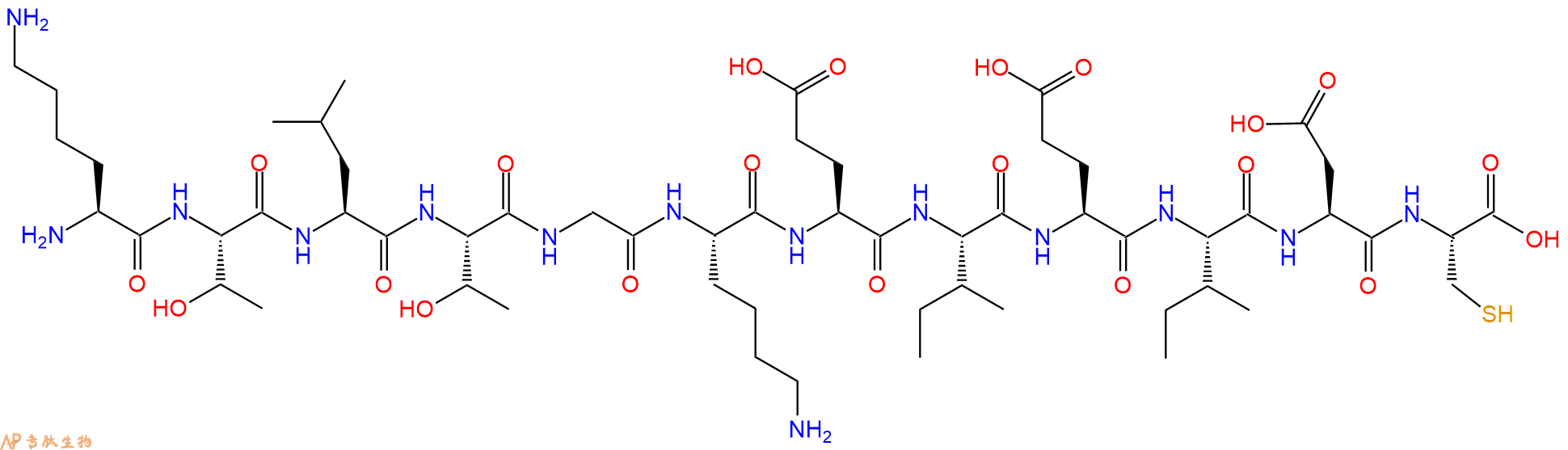 专肽生物产品十二肽KTLTGKEIEIDC