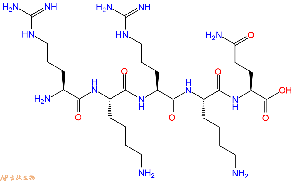 专肽生物产品五肽Arg-Lys-Arg-Lys-Gln