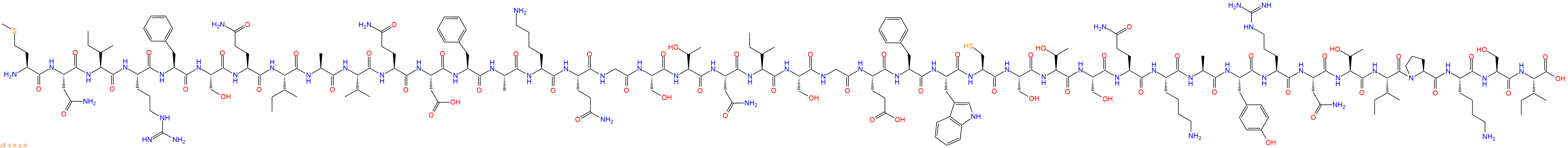 专肽生物产品Met-Asn-Ile-Arg-Phe-Ser-Gln-Ile-Ala-Val-Gln-Asp-Ph