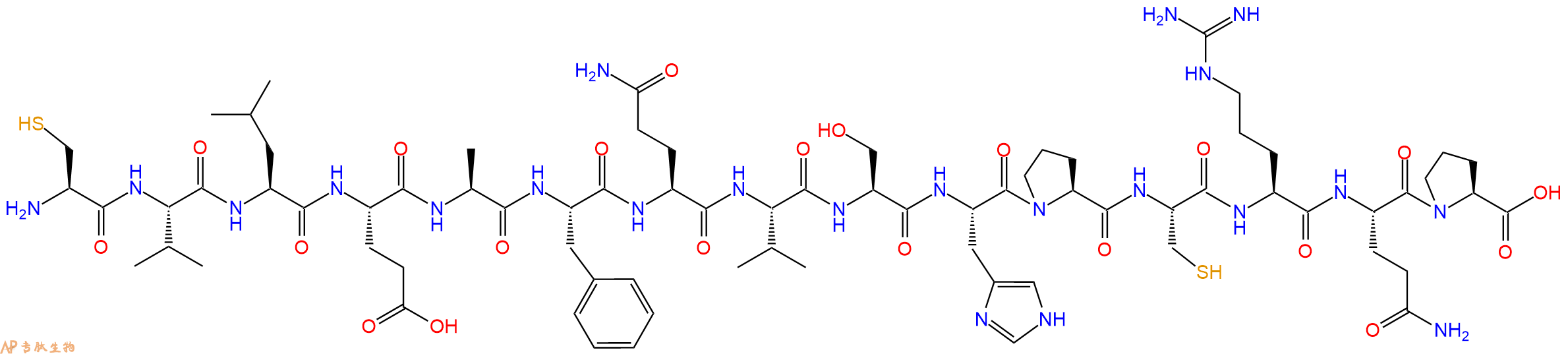 专肽生物产品十五肽CVLEAFQVSHPCRQP