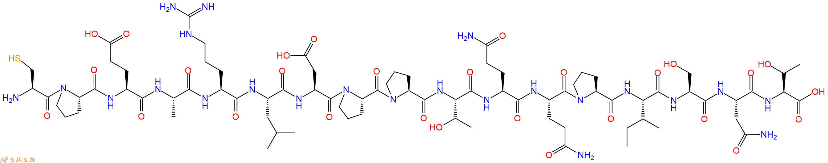 专肽生物产品十七肽CPEARLDPPTQQPISNT