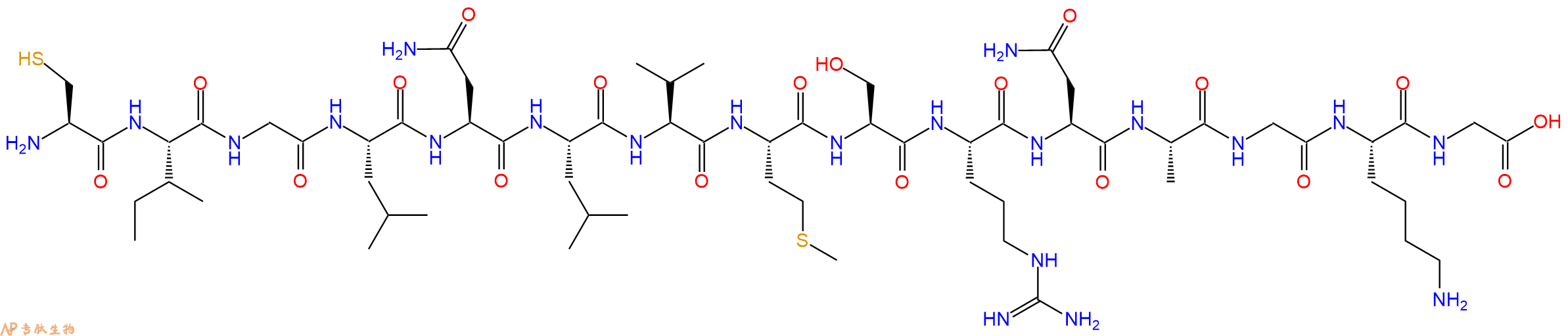 专肽生物产品十五肽CIGLNLVMSRNAGKG