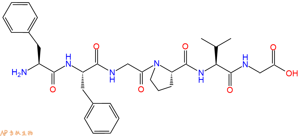 专肽生物产品六肽Phe-Phe-Gly-Pro-Val-Gly
