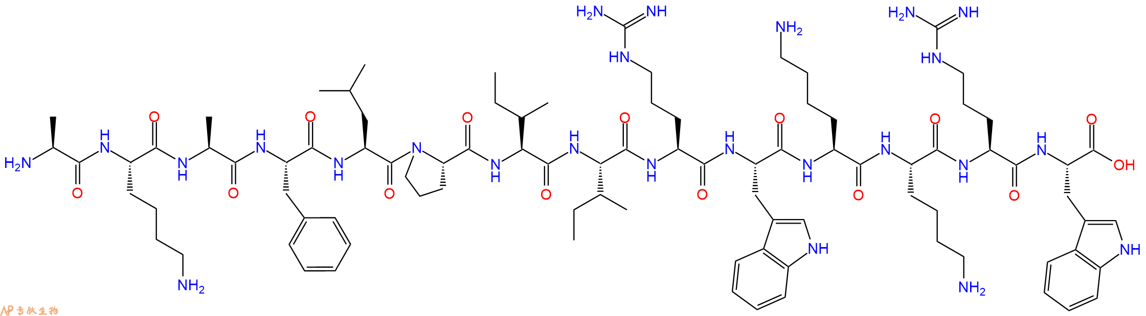 专肽生物产品十四肽AKAFLPIIRWKKRW