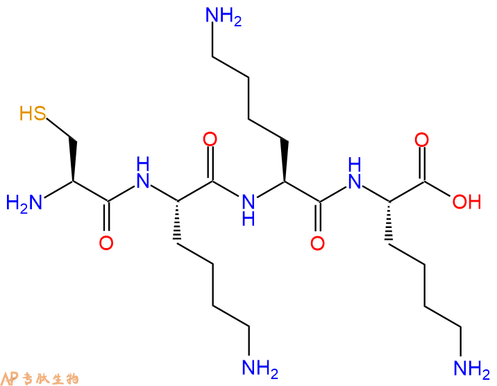 专肽生物产品四肽Cys-Lys-Lys-Lys