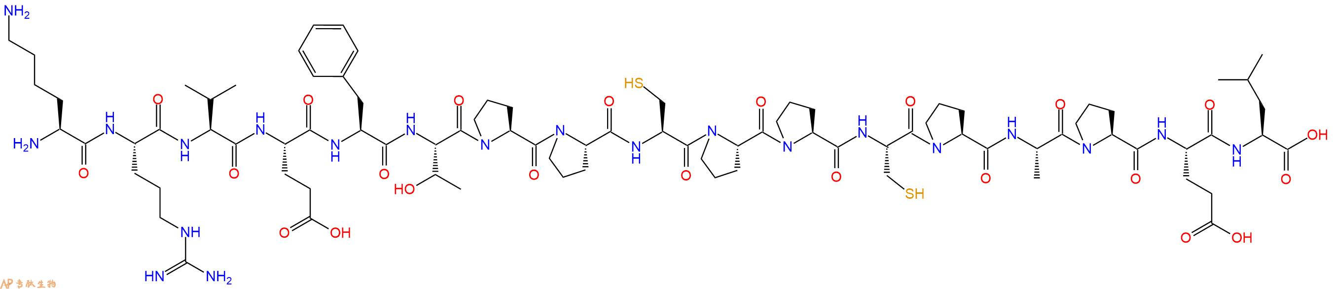 专肽生物产品十七肽KRVEFTPPCPPCPAPEL