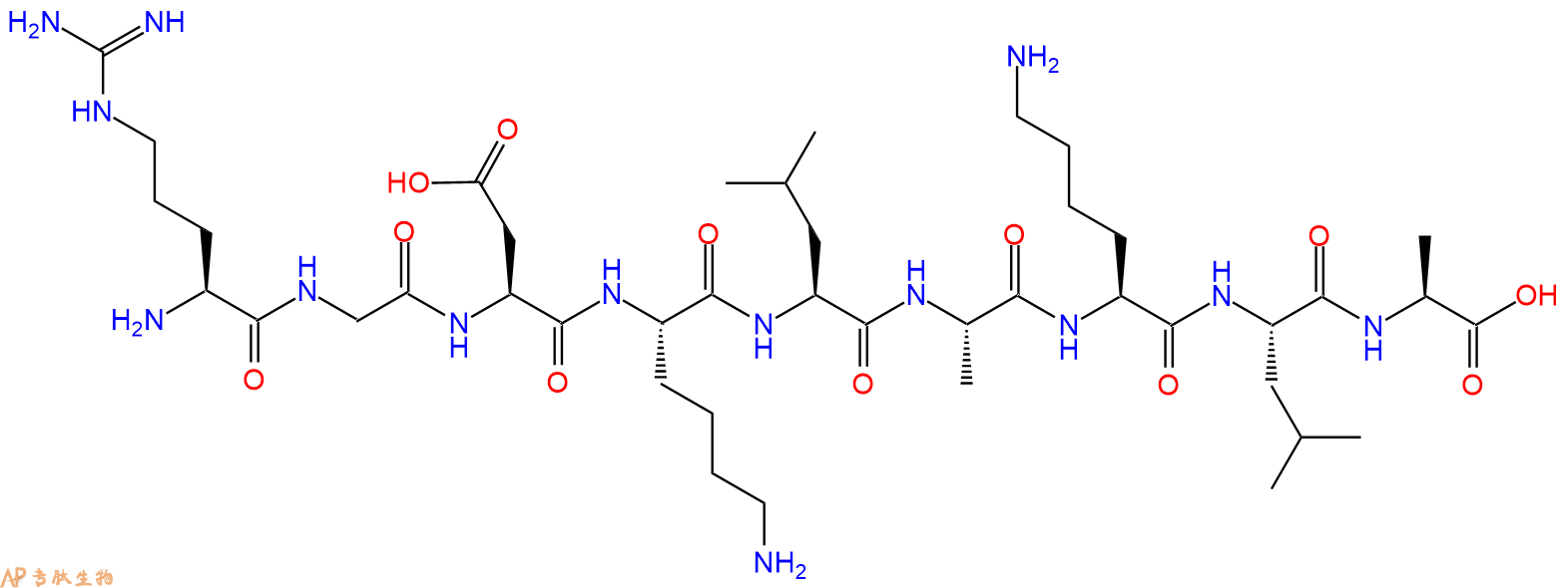 专肽生物产品九肽RGDKLAKLA