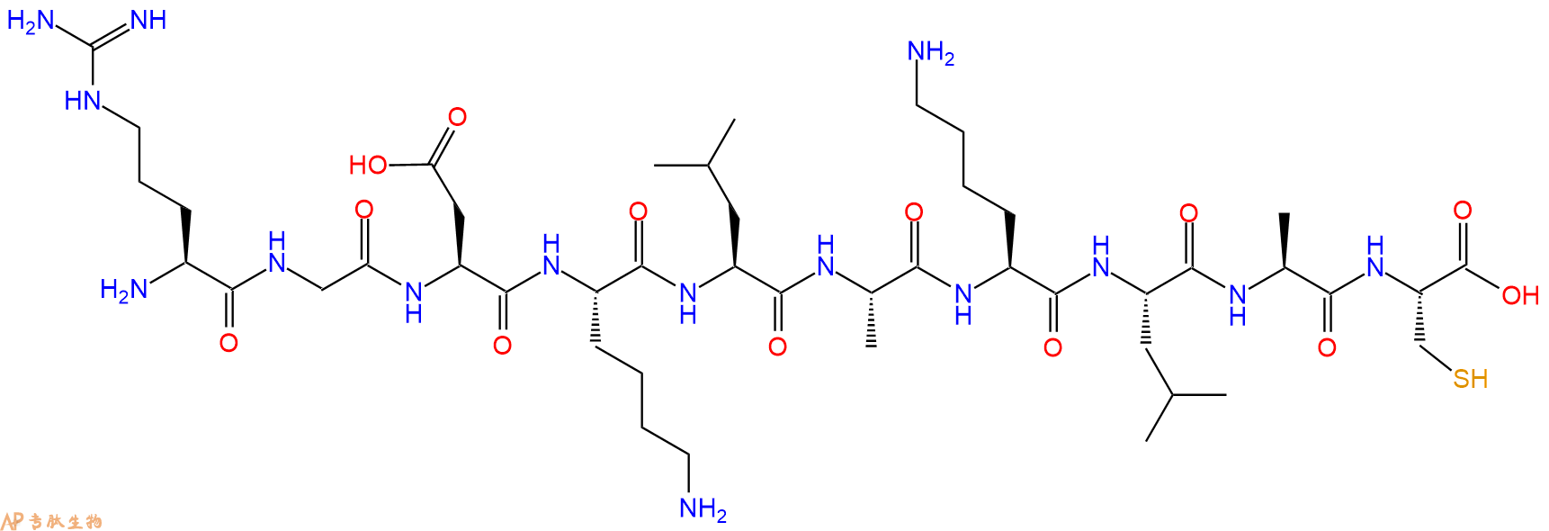 专肽生物产品十肽RGDKLAKLAC