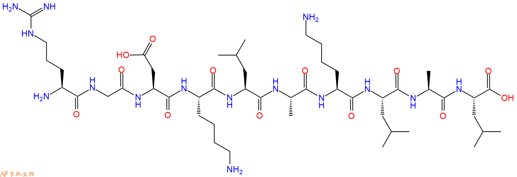 专肽生物产品十肽RGDKLAKLAL