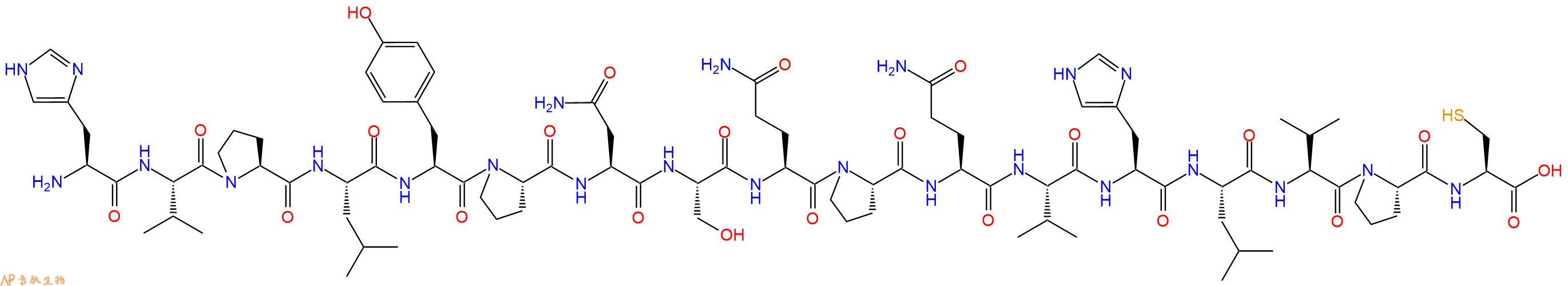 专肽生物产品十七肽HVPLYPNSQPQVHLVPC