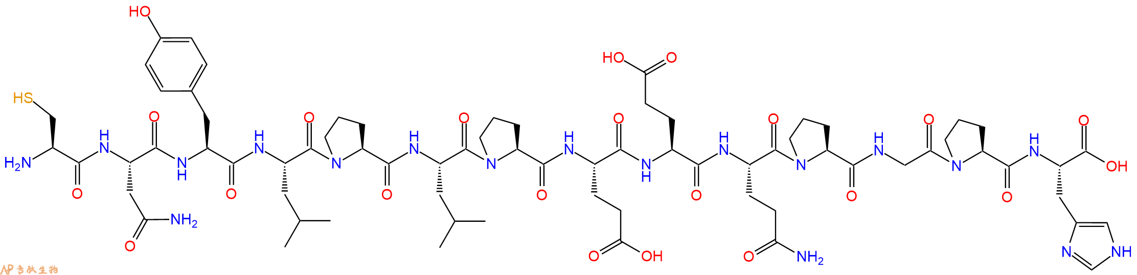 专肽生物产品十四肽CNYLPLPEEQPGPH