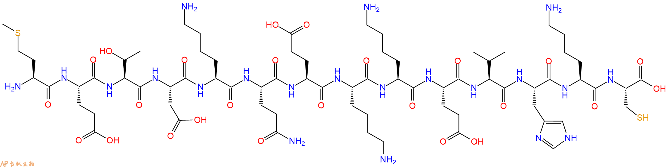 专肽生物产品十四肽METDKQEKKEVHKC