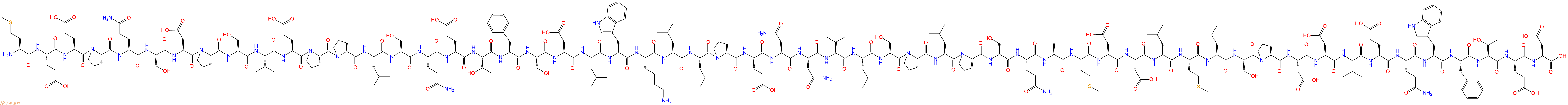 专肽生物产品Met-Glu-Glu-Pro-Gln-Ser-Asp-Pro-Ser-Val-Glu-Pro-Pr
