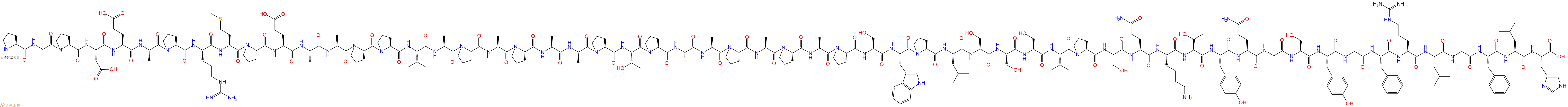 专肽生物产品Pro-Gly-Pro-Asp-Glu-Ala-Pro-Arg-Met-Pro-Glu-Ala-Al