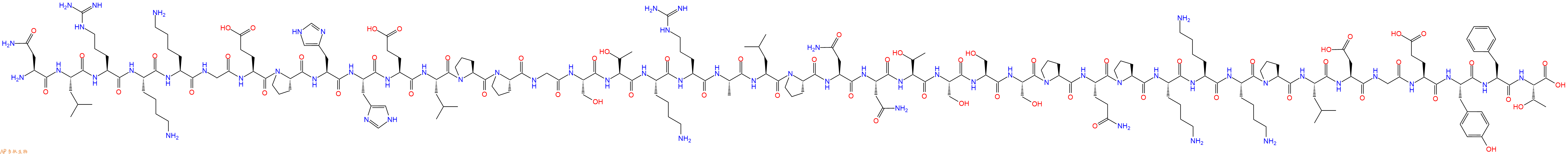 专肽生物产品Asn-Leu-Arg-Lys-Lys-Gly-Glu-Pro-His-His-Glu-Leu-Pr